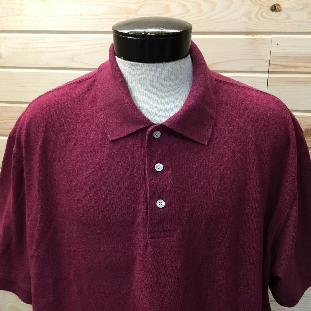 Foundry Big Polo Shirt XXL Maroon